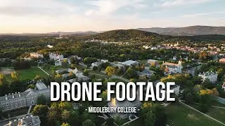 Middlebury College Campus - Aerial Drone Footage - Brool Video