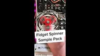 I made a sample pack with a fidget spinner as a modulation source 👀🤪 