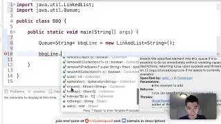 Queue In Java Tutorial #66