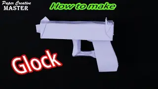 How to make a Glock pistol out of paper. Origami Glock