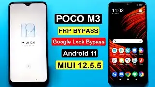 POCO M3 FRP BYPASS ANDROID 11 | POCO M3 [ M2010J19CI ] GOOGLE ACCOUNT REMOVE MIUI 12.5.5 FRP REMOVE