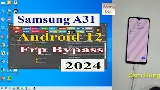 Samsung A31 frp bypass Android 12 with Unlocktool new Method 2024.