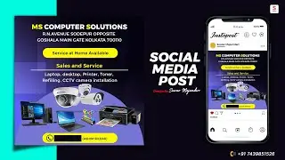 Social Media Poster Design in Photoshop #photoshop #photoshoptutorial #shorts #graphicdesign #sourav