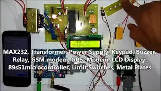 Vehicle accident detection and Google map tracking using GPS and GSM modem