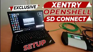 Installation and Setup Xentry OpenShell XDOS for Mercedes-Benz Star SD Connect C4, C5, C6