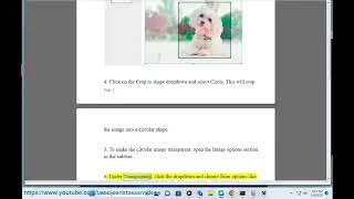 Make Image Round and Transparent in Google Slides