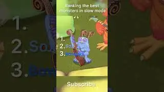 Ranking the best Monsters on slow mode #msm #subscribe