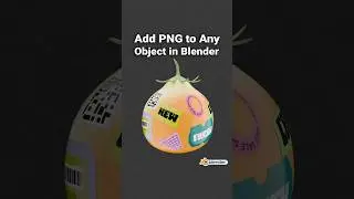 How to Add PNG Images to Objects in Blender | shrinkwrap modifier blender 