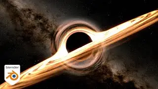 Fastest and Easiest way to create a Black Hole in Blender.