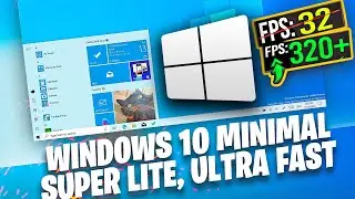 Windows 10 Lite - Super Tiny | Superlite Edition Ultra Fast | 100MB RAM Usage!