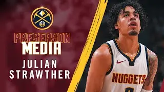 🎙 Julian Strawther Talks After His 23 Point Performance | Preseason Media