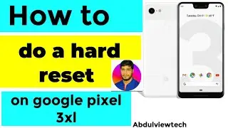 How to do a hard reset on google pixel 3xl #googlepixel