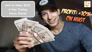 Making +$250 A Day Trading Penny Stocks: How To Trade: $DRYS, $NUGT, and $AUPH | Episode 47