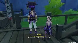 Genshin Impact Marvelous Merchendise event Merchant location Day 4.