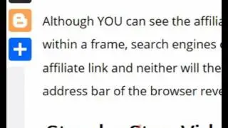 The Secret Behind Hiding Affiliate Links from Search Engines