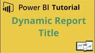 Power BI Dynamic Report Title based on Selected Drill Through Value