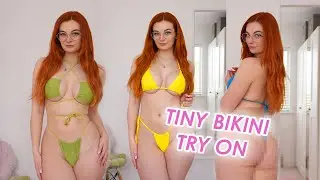 TINY Bikini Try on