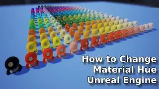 How to Change Material Hue in Unreal Engine - UE Beginner Tutorial