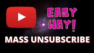 how to mass unsubscribe/unsubscribe all youtube account easily tutorial chrome extension script