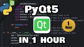 Learn Python PyQt5 in 1 hour! 🐍 (2024)