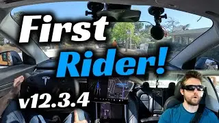 First Customer on Tesla's v12.3.4 FSD Supervised! | Ride-Along Ep 5