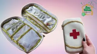First aid kit for storing medicines / master class with patterns / Tablet