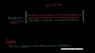 How to Calculate Sample Size (Classical Variables Sampling)