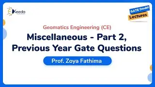 Geomatics Engineering - Miscellaneous - Part 2, Previous Year Gate Questions