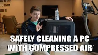 How to Safely Clean A PC Computer with Compressed Air Duster! (Best Method and Tips)