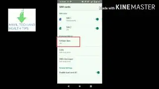 how to change sim for Mobile data in Asus Zenfone Max Pro M1