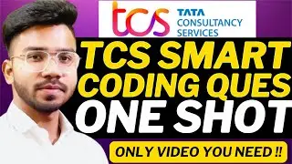 🔥TCS Smart Hiring Coding Questions ONE SHOT  | TCS Smart and Ignite Hiring 2025 Preparation