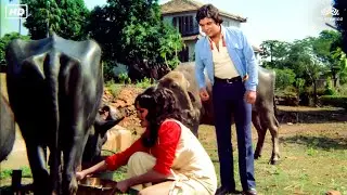 आपको शर्म नहीं आता मैं अभी भैंस की दूध निकाल रहा हूँ और आप यहाँ खड़े खरे देख रहे हो- अहसास मूवी सीन