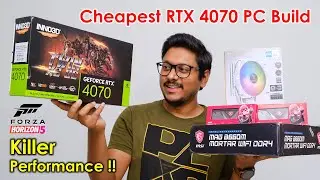 Building the Cheapest RTX 4070 PC Build in 2023 🤯 Challenge Accepted !!