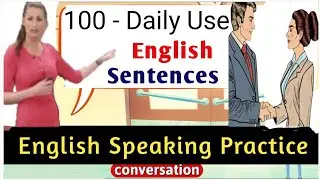 100 daily use English sentences | English Speaking Practice | tahmeena khan