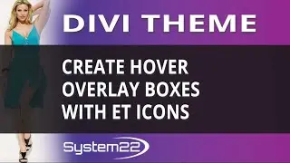 Divi Theme Create Hover Overlay Boxes With ET Icons