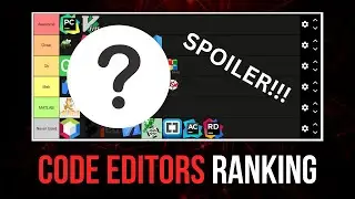 Ranking Code Editors & IDEs - Tierlist