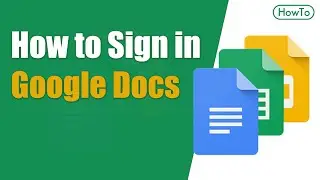 How to Sign in Google Docs