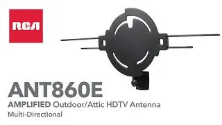 RCA ANT860E Amplified Multi-Directional Outdoor Antenna