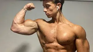 young muscle boy flexing | muscle worship | teen muscle