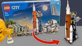 LEGO City Космодром 60351 Speed Build, обзор | Вдохновленный NASA, новинка 2022 года