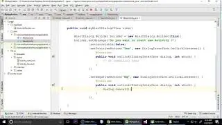 Android Tutorial |  Alert Dialog Box Using Android Studio