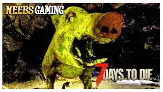 We Fight a Giant Radioactive Pig -   7 Days to Die Darkness Falls Mod Ep 10