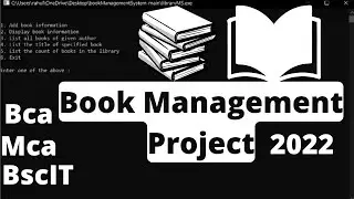 book management System Projects c/c++ | free bca mca project with source code download