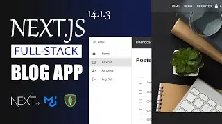 Next.js 14.1.3  Full Stack 2024  |  Create A Fullstack Blog With Next.js 14.1.3 for Beginners