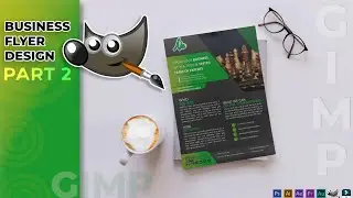 How to create a professional business flyer in Gimp (part 2)