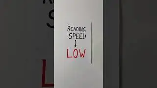 How to Increase Reading Speed? (2X Faster🔥) #study #reading