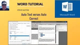 Auto Text verses Auto Correct in Microsoft Word