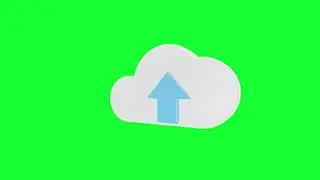 Cloud Up Sign Green Screen Video - Stock Video Footage - No Copyright Animated Videos