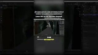 🎯Realistic CGI Integration with Camera Projection: VFX Tip #3dcompositing #blender3d #cgi #b3d