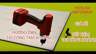 Hướng Dẫn Thi Công Tấm  Lót Sàn Xi Măng Dăm Gỗ Smileboard Thái Lan Quá Dễ Làm